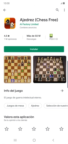 Pulsa Instalar y sigue las indicaciones de la pantalla para instalar la app. Pulsa Instalar y sigue las indicaciones de la pantalla para instalar la app.