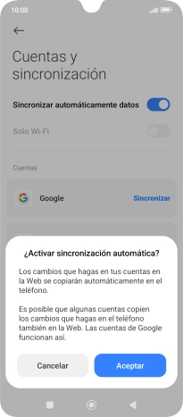 Pulsa Aceptar.