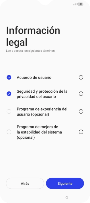 Pulsa Siguiente.