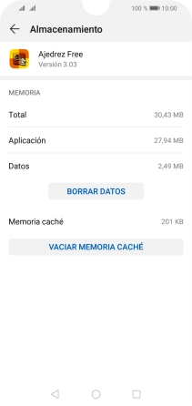 Pulsa VACIAR MEMORIA CACHÉ. Pulsa VACIAR MEMORIA CACHÉ.