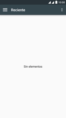 Desliza el dedo hacia la derecha desde la parte izquierda de la pantalla. Desliza el dedo hacia la derecha desde la parte izquierda de la pantalla.