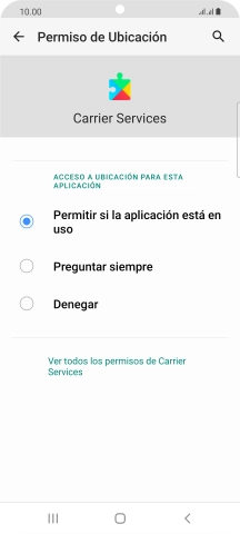 Pulsa el ajuste deseado. Pulsa el ajuste deseado.
