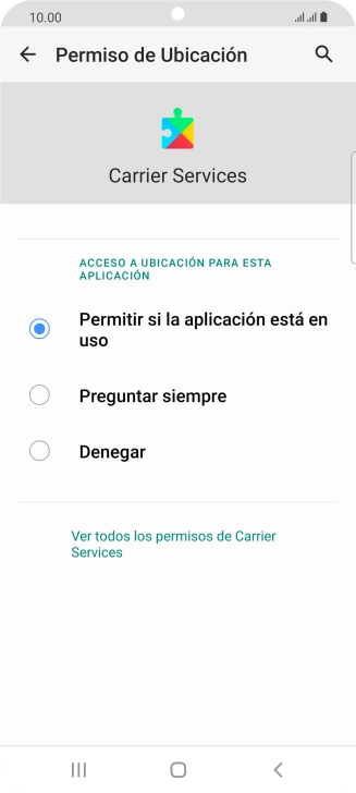Pulsa el ajuste deseado. Pulsa el ajuste deseado.