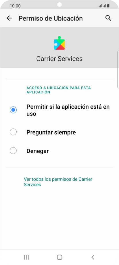 Pulsa el ajuste deseado. Pulsa el ajuste deseado.