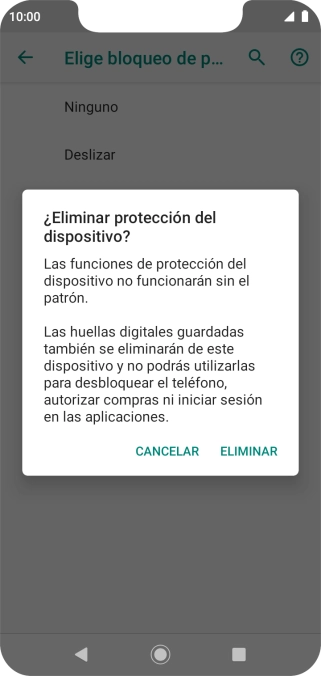 Pulsa ELIMINAR. Pulsa ELIMINAR.