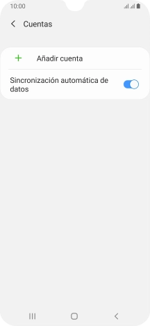 Pulsa Añadir cuenta. Pulsa Añadir cuenta.