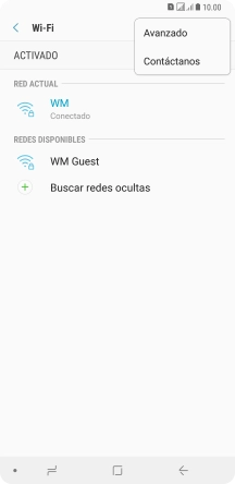 Pulsa Avanzado.