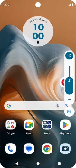 Pulsa el icono de modo de sonido.