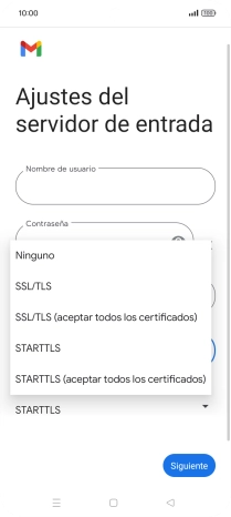 Pulsa SSL/TLS.