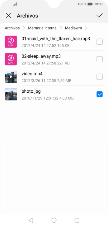Pulsa el icono de guardar. Pulsa el icono de guardar.
