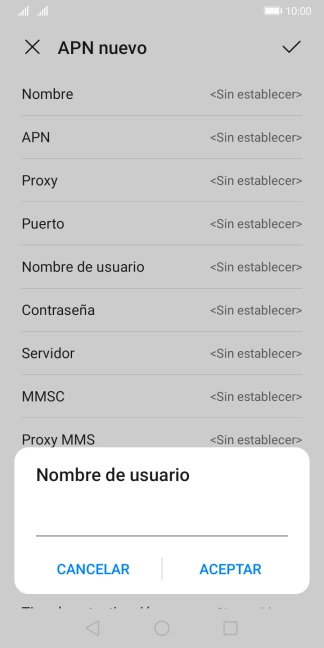 Introduce wap@wap y pulsa ACEPTAR.