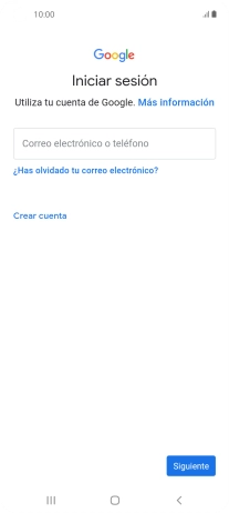 Si no tienes una cuenta de Google, pulsa Crear cuenta y sigue las indicaciones de la pantalla para ver cómo crear una cuenta nueva. Si no tienes una cuenta de Google, pulsa Crear cuenta y sigue las indicaciones de la pantalla para ver cómo crear una cuenta nueva.