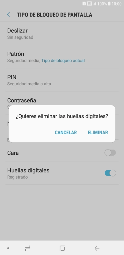 Pulsa ELIMINAR. Pulsa ELIMINAR.