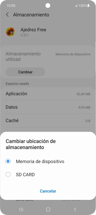 Pulsa el nombre de la tarjeta de memoria. Pulsa el nombre de la tarjeta de memoria.