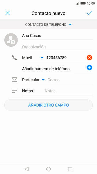 Pulsa el icono de aceptar. Pulsa el icono de aceptar.