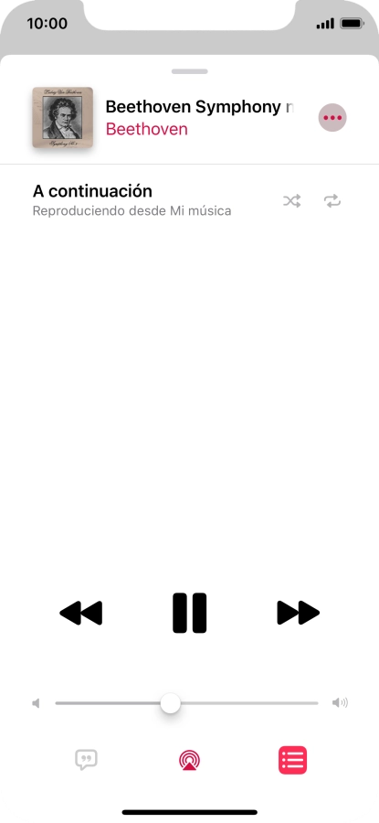 Pulsa el icono de reproducción aleatoria para activar o desactivar la función. Pulsa el icono de reproducción aleatoria para activar o desactivar la función.