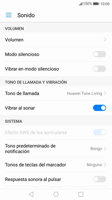Pulsa Tono de llamada. Pulsa Tono de llamada.