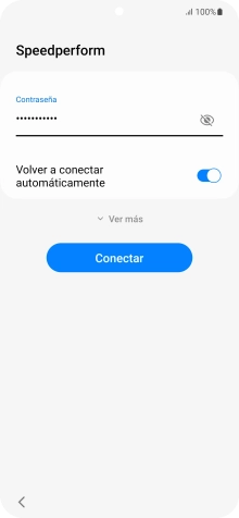 Introduce la contraseña de la red wifi y pulsa Conectar. Introduce la contraseña de la red wifi y pulsa Conectar.