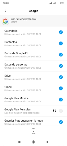 Pulsa la tecla de inicio para terminar y regresar a la pantalla de inicio.