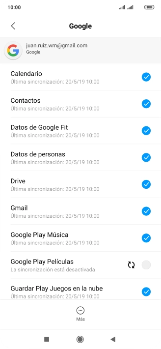 Pulsa la tecla de inicio para terminar y regresar a la pantalla de inicio.
