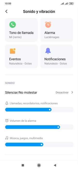 Pulsa Tono de llamada. Pulsa Tono de llamada.