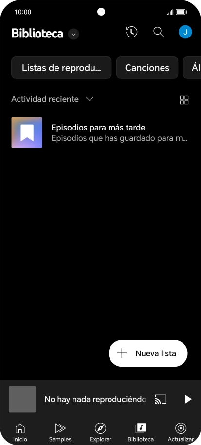 Pulsa la lista desplegable. Pulsa la lista desplegable.
