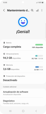 Pulsa Batería.