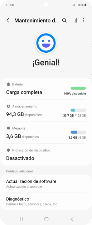 Pulsa Batería.