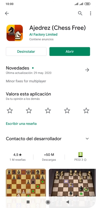 Pulsa Desinstalar. Pulsa Desinstalar.