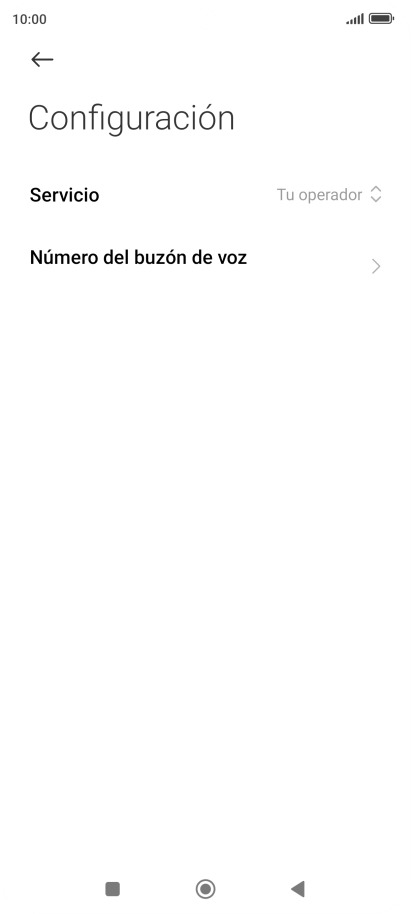 Pulsa Número del buzón de voz. Pulsa Número del buzón de voz.