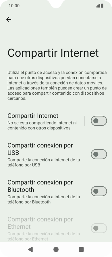 Pulsa Compartir Internet. Pulsa Compartir Internet.