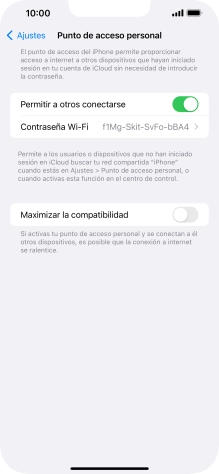 Desliza el dedo hacia arriba desde la parte inferior de la pantalla para terminar y volver a la pantalla de inicio.