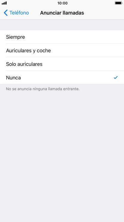 Pulsa Siempre para activar la función cuando el modo silencioso está desactivado. Pulsa Siempre para activar la función cuando el modo silencioso está desactivado.