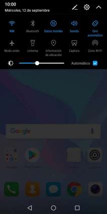 Pulsa Modo avión para activar o desactivar la función. Pulsa Modo avión para activar o desactivar la función.