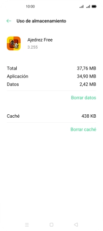 Pulsa Borrar caché. Pulsa Borrar caché.