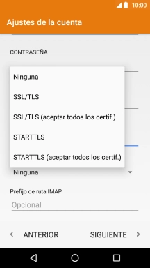 Pulsa Ninguna para desactivar la función. Pulsa Ninguna para desactivar la función.