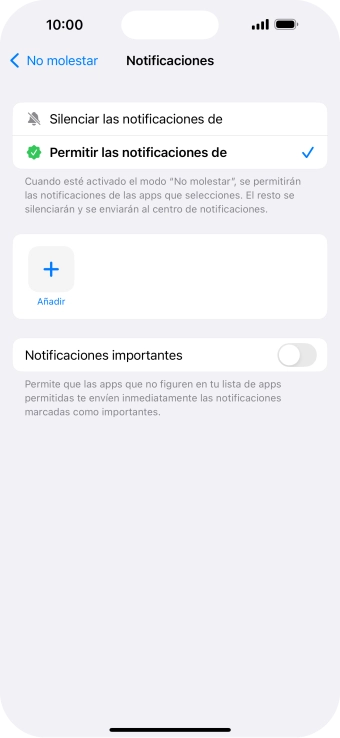 Pulsa el indicador junto a 