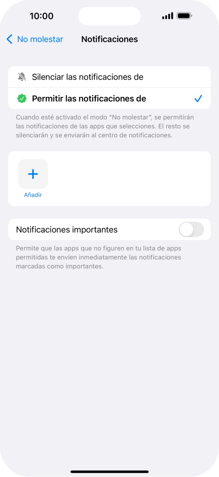 Pulsa el indicador junto a 