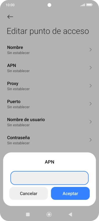 Introduce airtelwap.es y pulsa Aceptar. Introduce airtelwap.es y pulsa Aceptar.