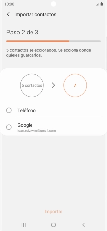 Pulsa Teléfono.