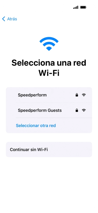 Pulsa la red wifi deseada. Pulsa la red wifi deseada.