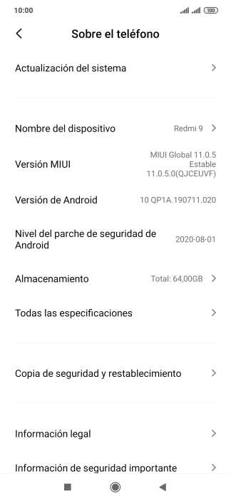 Pulsa Copia de seguridad y restablecimiento. Pulsa Copia de seguridad y restablecimiento.