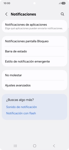 Pulsa Notificaciones de aplicaciones. Pulsa Notificaciones de aplicaciones.