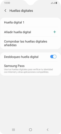 Pulsa el indicador junto al ajuste deseado para activarlo o desactivarlo.
