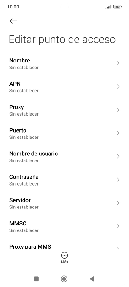 Pulsa Nombre.