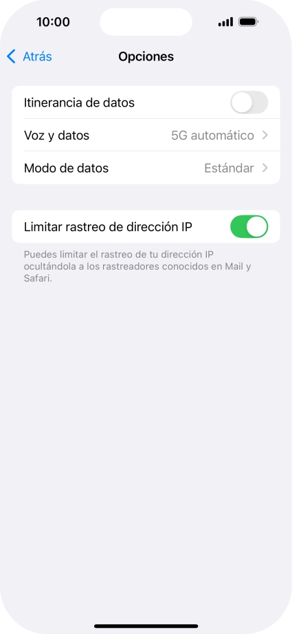 Pulsa el indicador junto a 