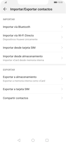 Pulsa Importar desde tarjeta SIM. Pulsa Importar desde tarjeta SIM.