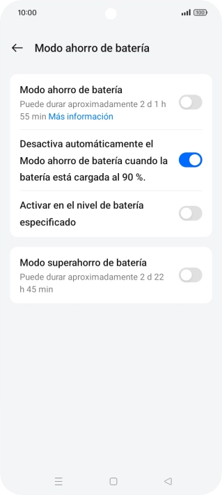 Pulsa el indicador junto a Pulsa el indicador junto a