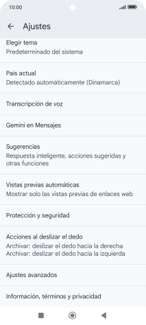 Pulsa Gemini en Mensajes. Pulsa Gemini en Mensajes.