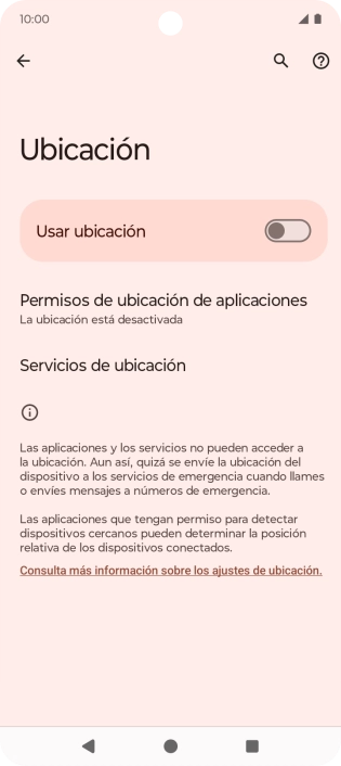 Pulsa el indicador junto a Pulsa el indicador junto a